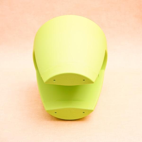 11 inch (28 cm) Balcony Railing Round Plastic Planter (Green) - Image 4