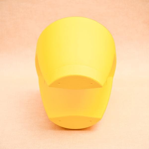 11 inch (28 cm) Balcony Railing Round Plastic Planter (Yellow) - Image 4