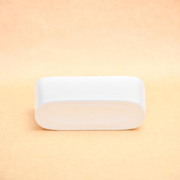 12 inch (30 cm) GW 04 Self Watering Rectangle Plastic Planter (White) - Image 3