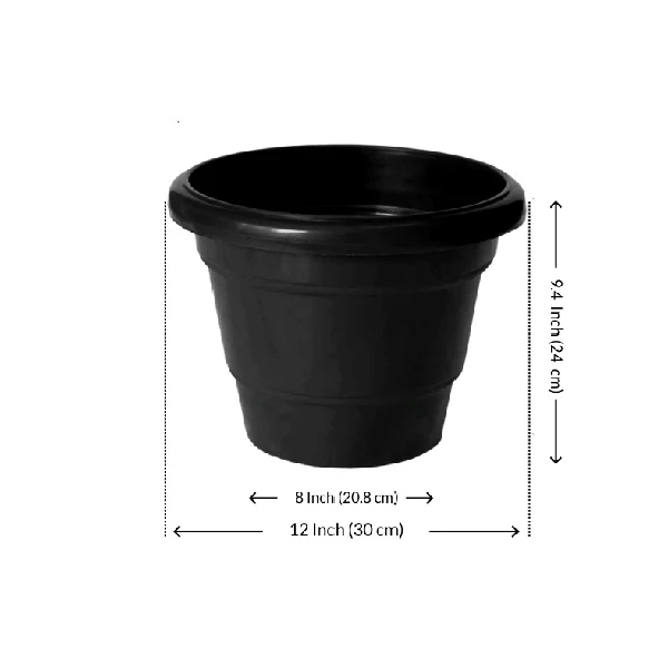 12 inch (30 cm) Round Garden Pot - Image 7