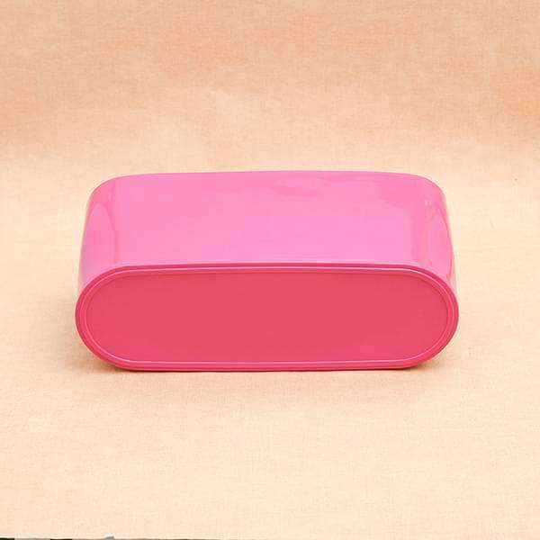 15.8 inch (40 cm) Florida Self Watering Oval Plastic Planter (Dark Pink) - Image 3