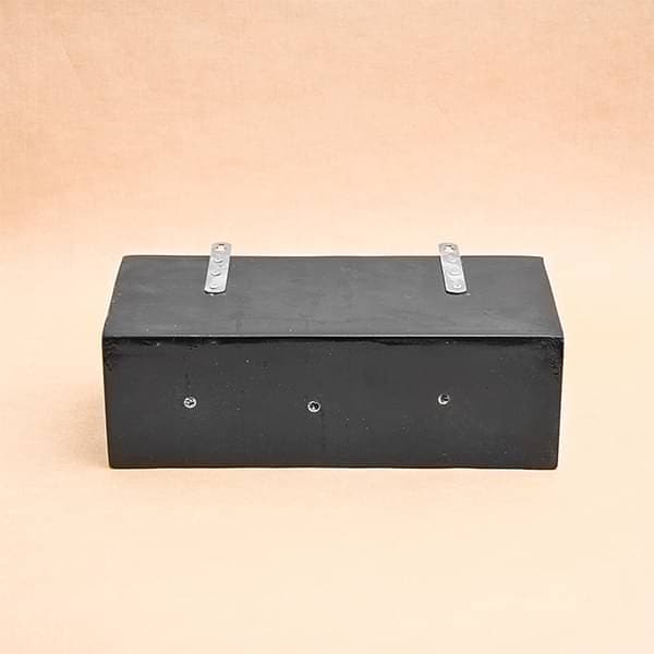 15 inch (38 cm) SML-010 Wall Mounted Rectangle Fiberglass Planter (Black) - Image 4