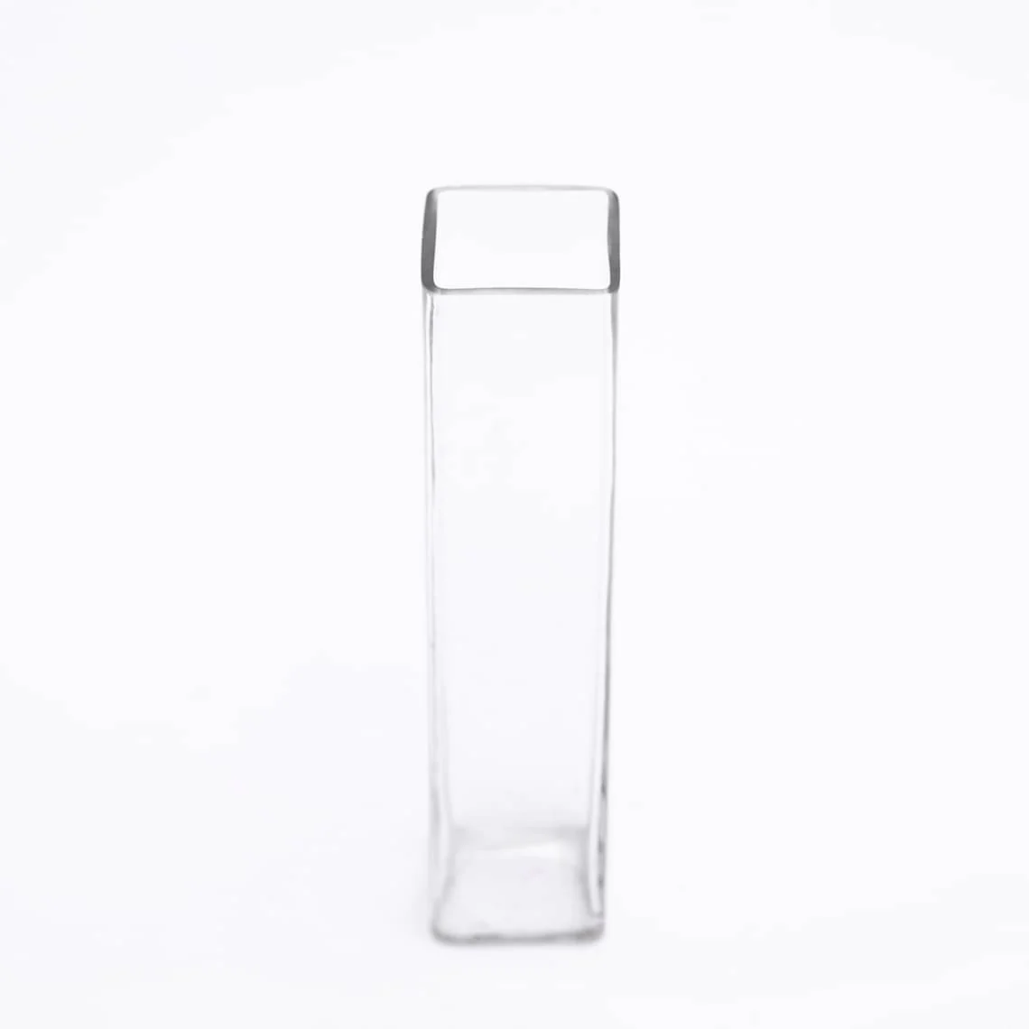 2 inch (5 cm) Square Glass Vase (9 inch (23 cm) Height) - Image 3