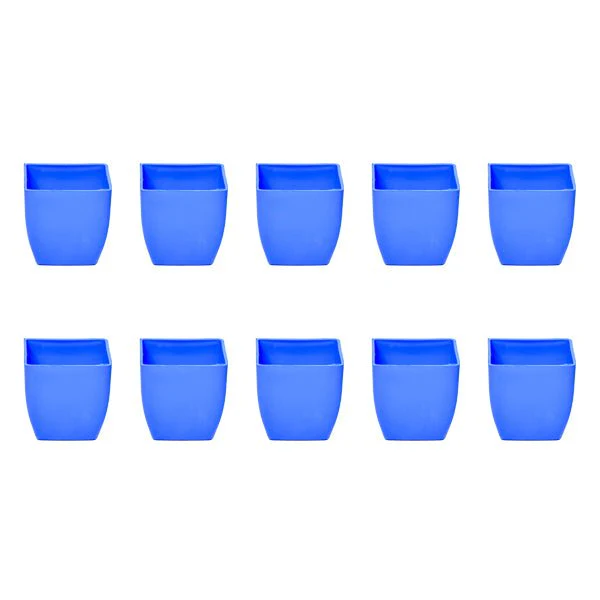 3.3 inch (8 cm) Square Plastic Planter with Rounded Edges - Image 14
