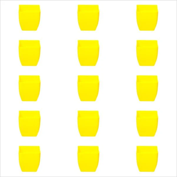 3.3 inch (8 cm) Square Plastic Planter with Rounded Edges - Image 18