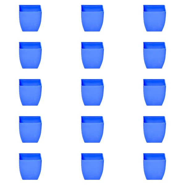 3.3 inch (8 cm) Square Plastic Planter with Rounded Edges - Image 19