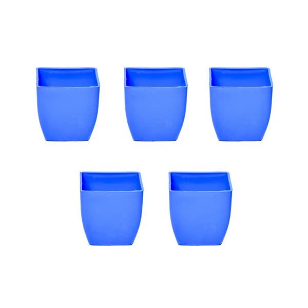 3.3 inch (8 cm) Square Plastic Planter with Rounded Edges - Image 7