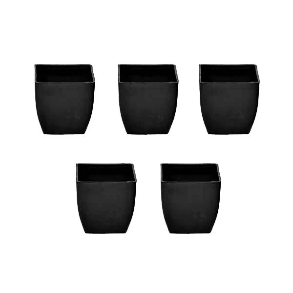 3.3 inch (8 cm) Square Plastic Planter with Rounded Edges - Image 9