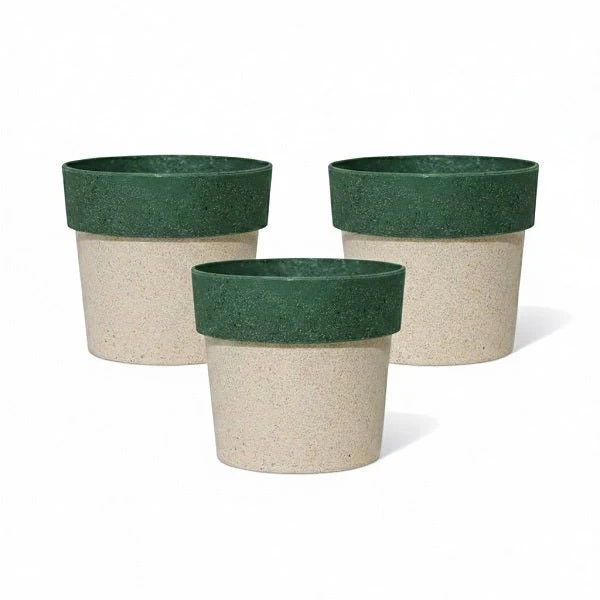 4.10 inch (10.5 cm) Arty Round Eco Pot - Image 3