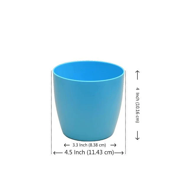 4.5 inch (11 cm) Ronda No. 1110 Round Plastic Planter - Image 10