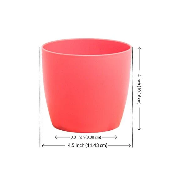 4.5 inch (11 cm) Ronda No. 1110 Round Plastic Planter - Image 12
