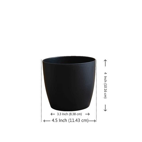 4.5 inch (11 cm) Ronda No. 1110 Round Plastic Planter - Image 14