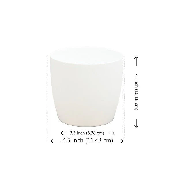 4.5 inch (11 cm) Ronda No. 1110 Round Plastic Planter - Image 2