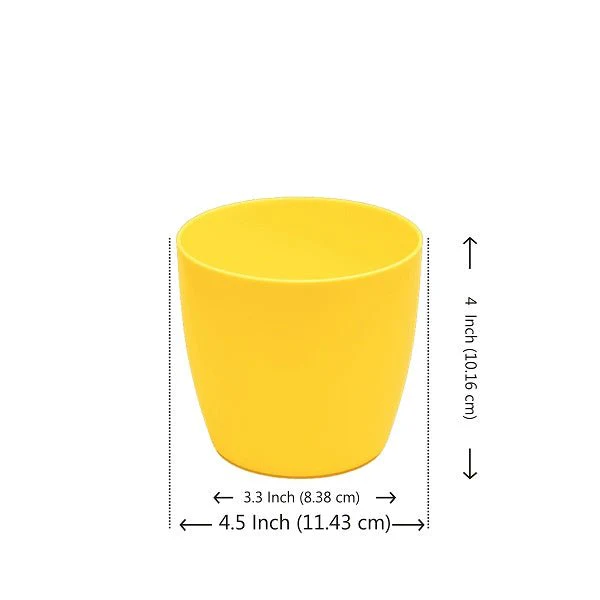 4.5 inch (11 cm) Ronda No. 1110 Round Plastic Planter - Image 6