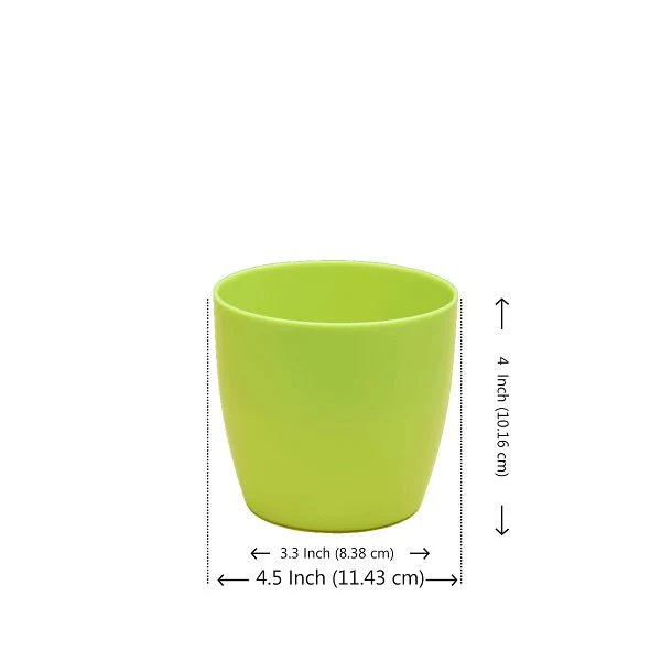 4.5 inch (11 cm) Ronda No. 1110 Round Plastic Planter - Image 8
