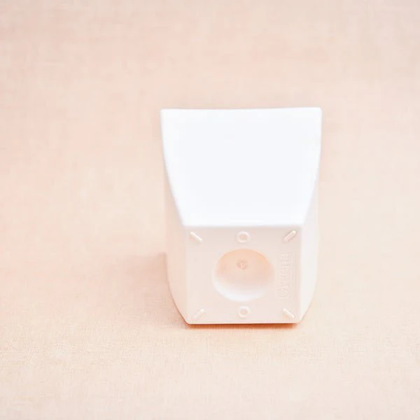 4.7 inch (12 cm) Chatura No. 12 Square Plastic Planter (Ivory) (set of 6) - Image 3