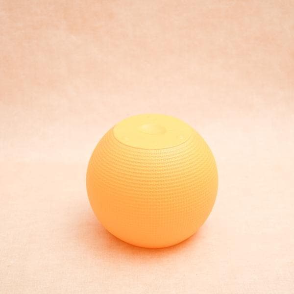 4.9 inch (12 cm) GW 01 Self Watering Round Plastic Planter (Yellow) - Image 4