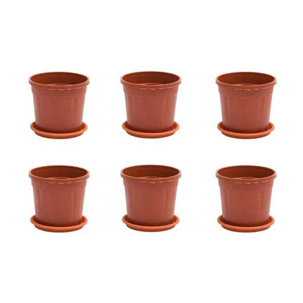 4 inch (10 cm) Grower Round Plastic Pot - Image 5