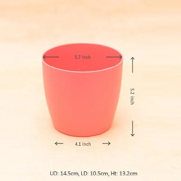 5.7 inch (14 cm) Ronda No.14.5 Round Plastic Planter - Image 12