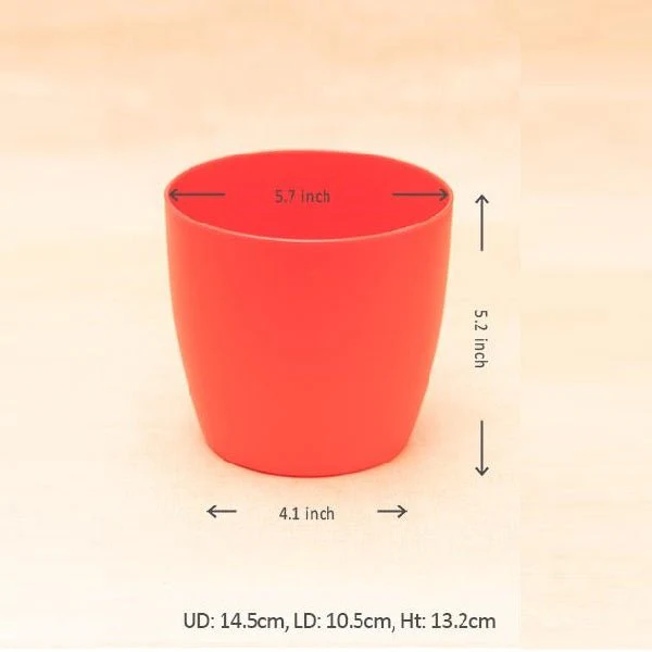 5.7 inch (14 cm) Ronda No.14.5 Round Plastic Planter - Image 4