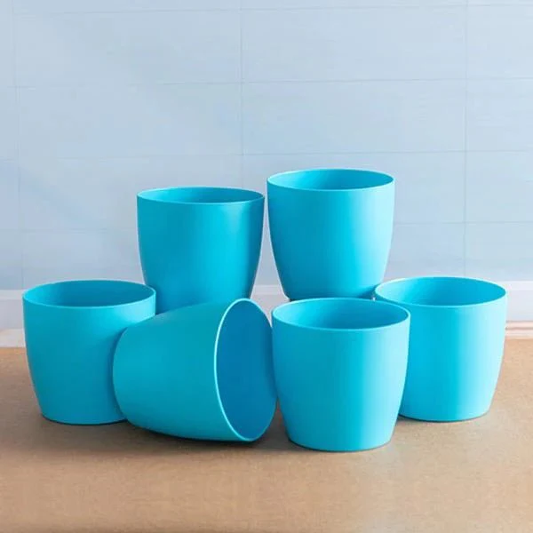 5.7 inch (14 cm) Ronda No.14.5 Round Plastic Planter - Image 9