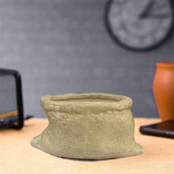 5 inch (12 cm) Bori Shape Ceramic Pot - Image 3