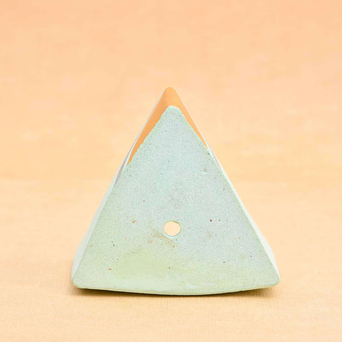 5 inch (13 cm) Valley Concrete Pot (Pista Green) - Image 3