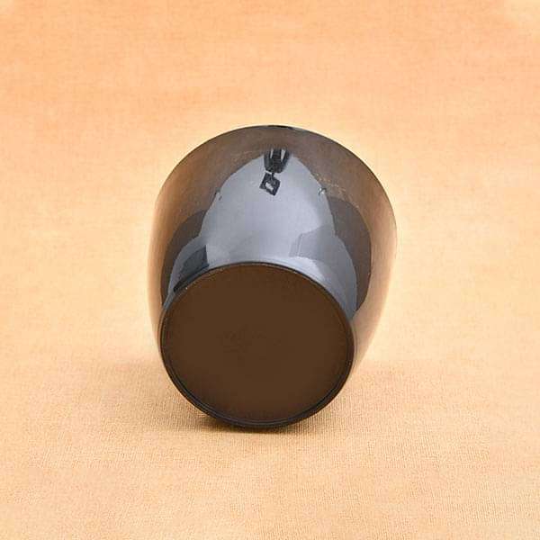 6.3 inch (16 cm) Valencia 16 Round Plastic Planter (Black) (set of 6) - Image 3