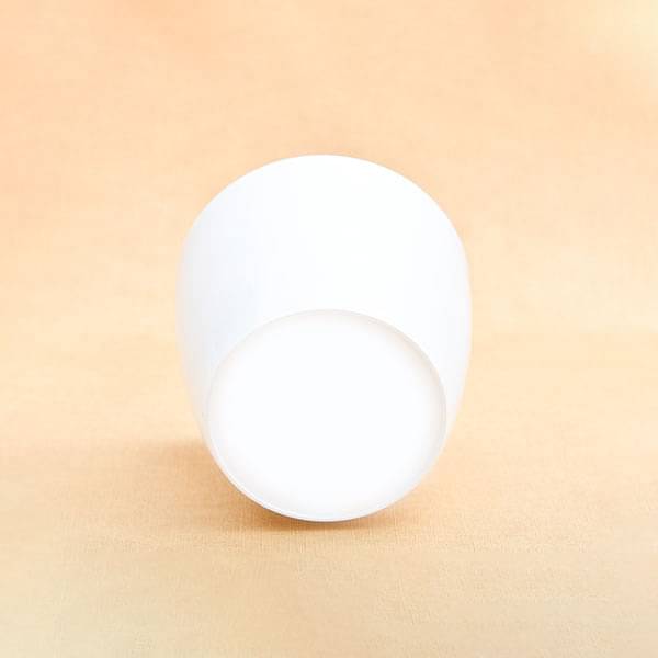 6.3 inch (16 cm) Valencia 16 Round Plastic Planter (White) (set of 6) - Image 3