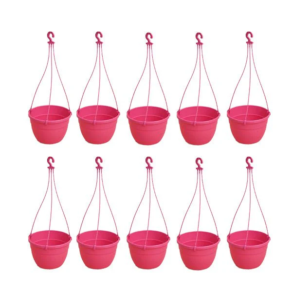 7.1 inch (18 cm) Corsica No. 18 Hanging Round Plastic Pot - Image 18