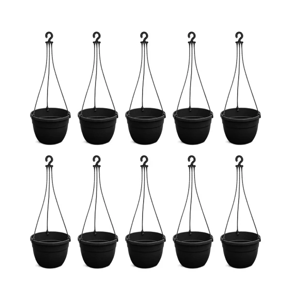 7.1 inch (18 cm) Corsica No. 18 Hanging Round Plastic Pot - Image 23
