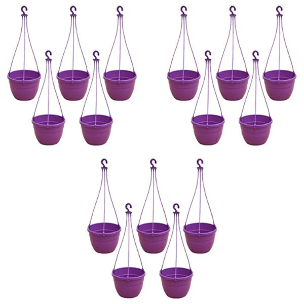 7.1 inch (18 cm) Corsica No. 18 Hanging Round Plastic Pot - Image 25