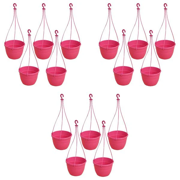 7.1 inch (18 cm) Corsica No. 18 Hanging Round Plastic Pot - Image 26