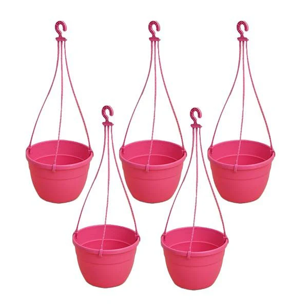 7.1 inch (18 cm) Corsica No. 18 Hanging Round Plastic Pot - Image 3