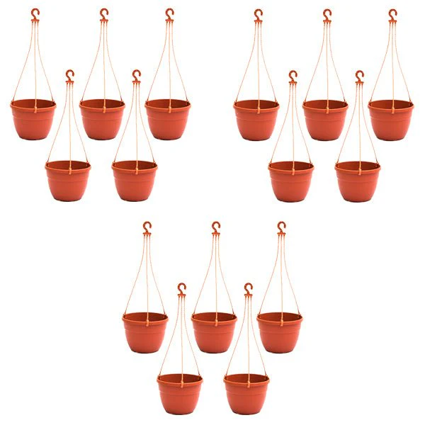 7.1 inch (18 cm) Corsica No. 18 Hanging Round Plastic Pot - Image 32