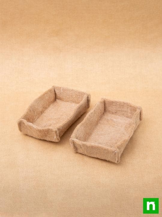7.5 inch (19 cm) Jute Grow Bag for Microgreens (Set of 2) - Image 2