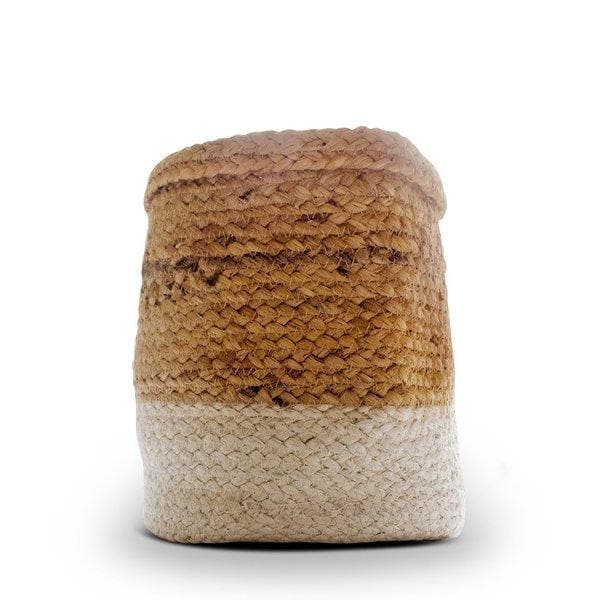 8 inch (20 cm) Eco friendly Jute Planter (Ivory) - Image 2
