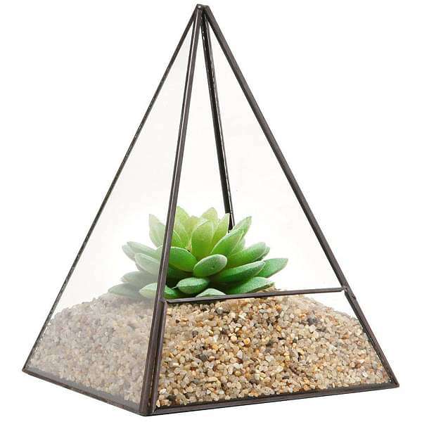 Decor Terrarium with Pebbles - Image 2