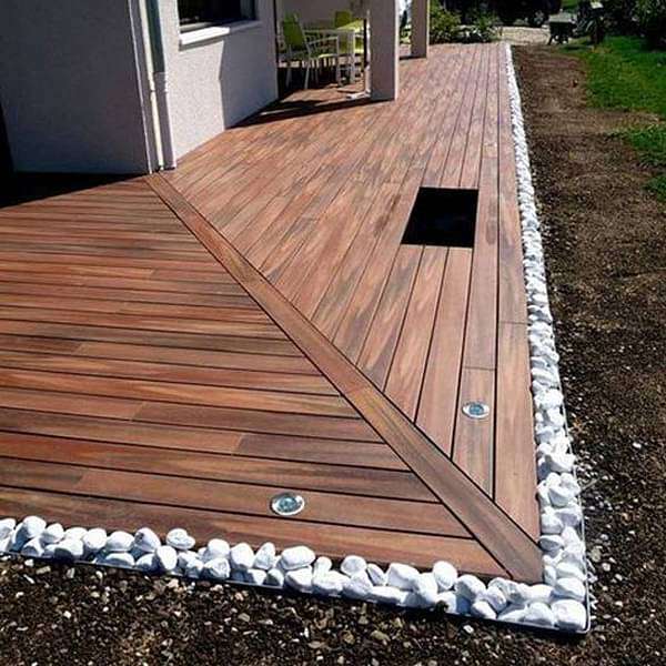 DIY Garden Border with White Marble Pebbles - Image 5
