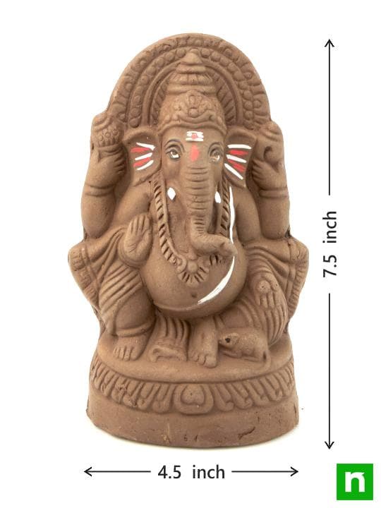 Eco friendly Seed Ganesh Murti - Image 7