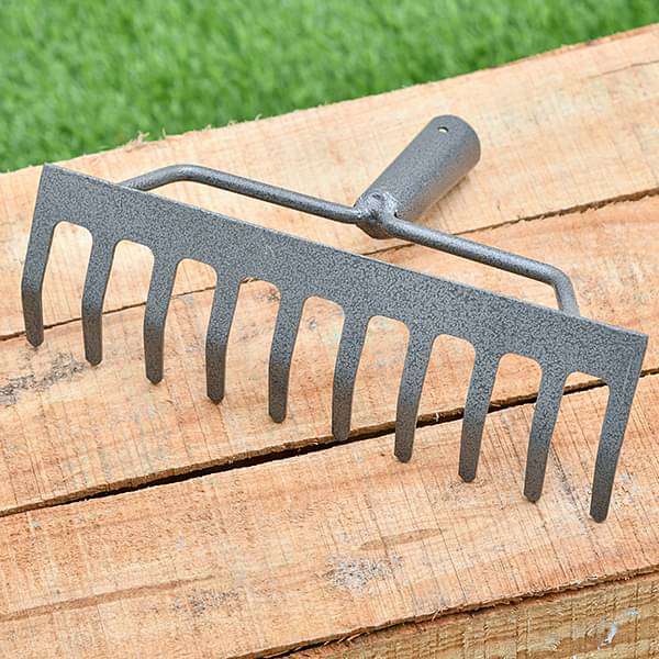 Garden Rake Brazilian Type No. MMI-98 (10 Teeth) - Gardening Tool