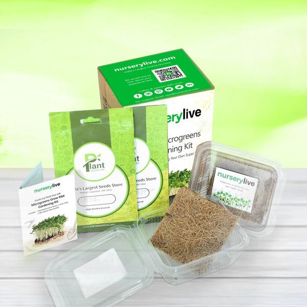 Gardening Made Easy with Microgreens Grow Mat Gardening Kit