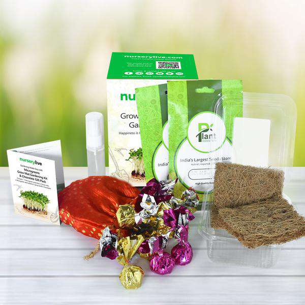 Gardening Made Easy with Microgreens Grow Mat Gardening Kit and Chocolate - Corporate Gift (Set of 30)