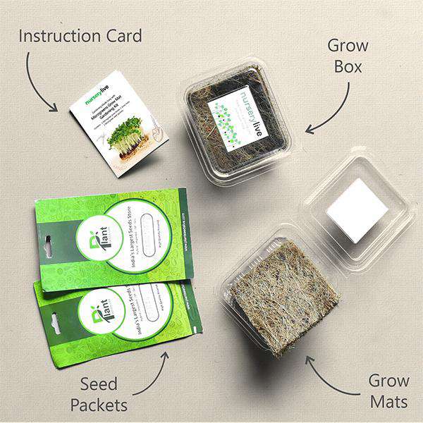 Gardening Made Easy with Microgreens Grow Mat Gardening Kit - Corporate Gift (Set of 30) - Image 2