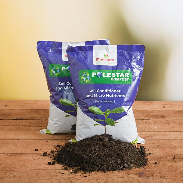 Polestar (Organic Food Waste Compost) - 1 kg (Set of 2)