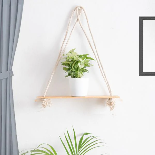 Handmade SA008 Wooden Plank Hanger for Plants