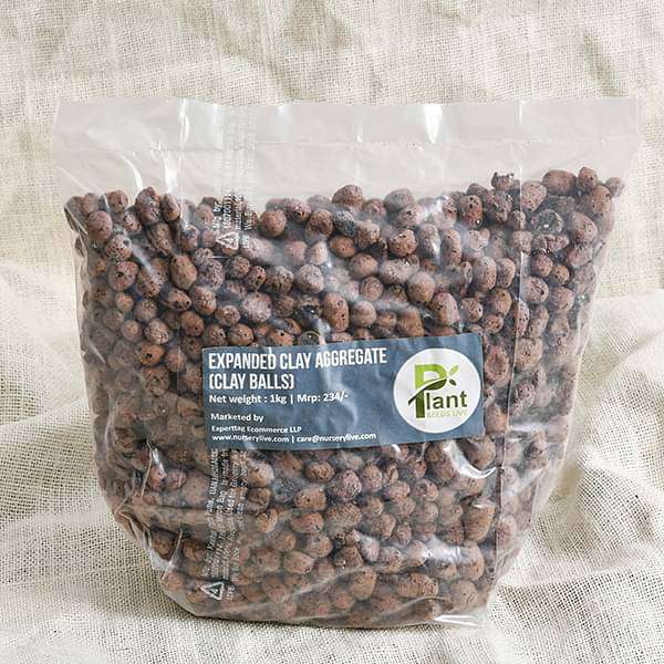 Expanded Clay Aggregate (Clay Balls) - 1 kg - Image 2