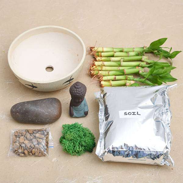 DIY Meditating Buddha - Miniature Garden - Image 3