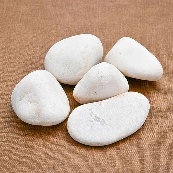 Super Marble Pebbles (White, Big, Unpolished) - 2 kg - Image 2