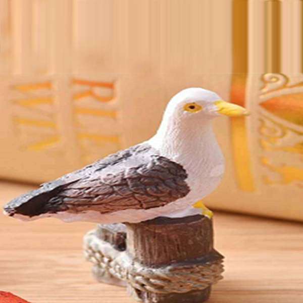 Sea Gulls plastic miniature garden toy - 1 Piece